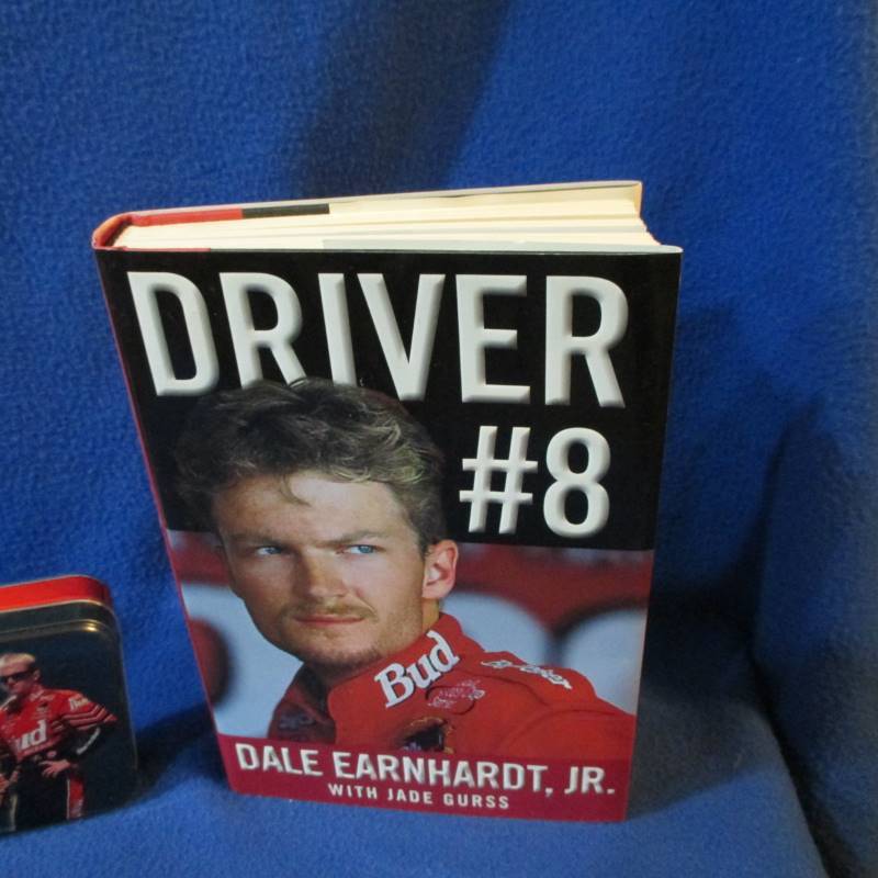 lot 26 image: Dale Jr Driver #8 Book & Playing Cards