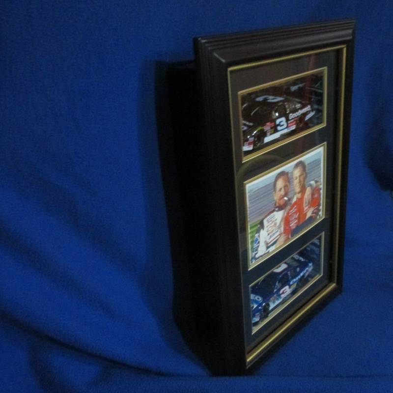 lot 27 image: Dale Sr & Dale Jr Shadow BoxDiecasts