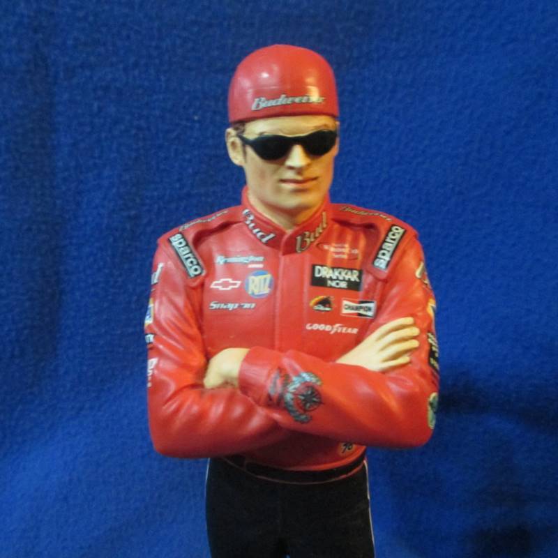lot 35 image: (2) Dale Jr Figurines 9 Tall
