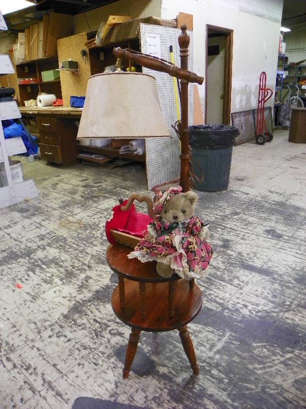 Floor Lamp Table