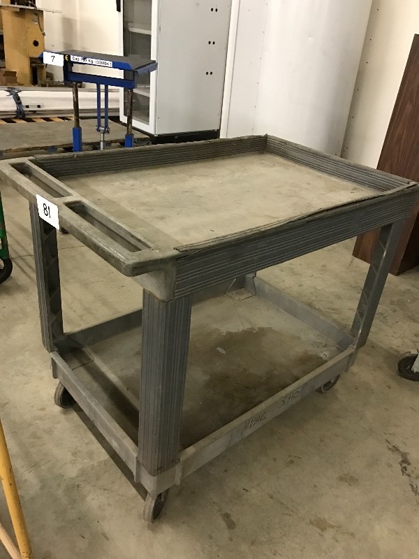 Plastic shop cart