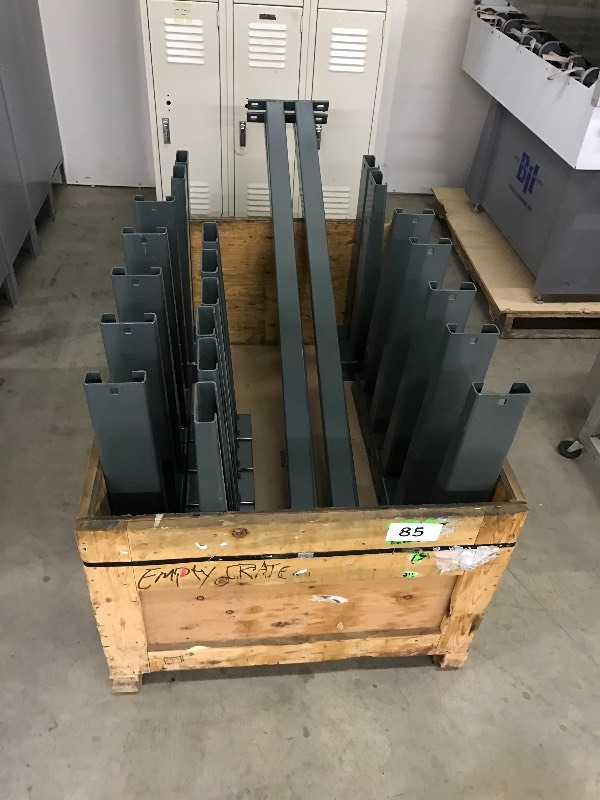 Lot of cantilever racking