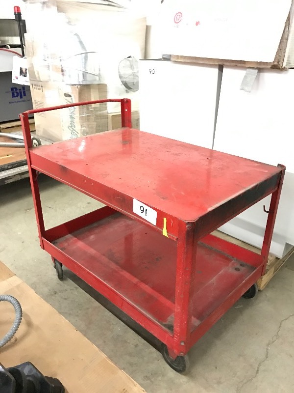 Metal shop cart
