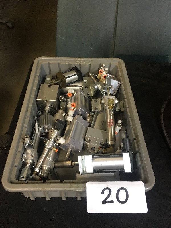 Bin of misc. pneumatics