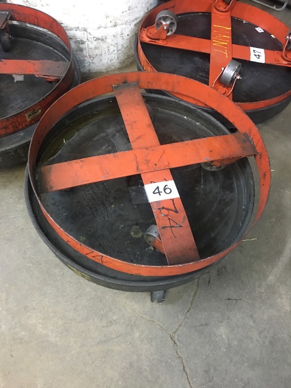 Barrel moving carts