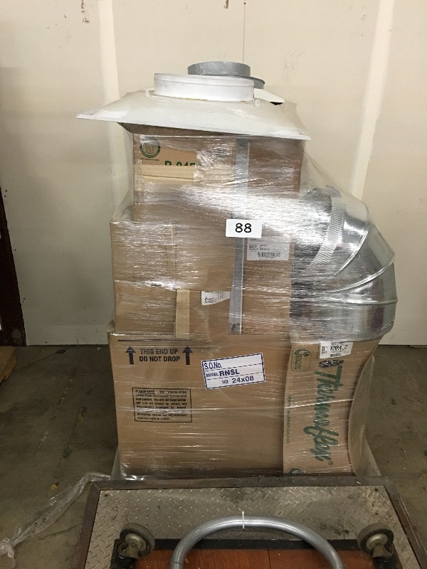 Pallet lot of duct work