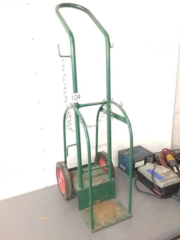 Welding bottle cart