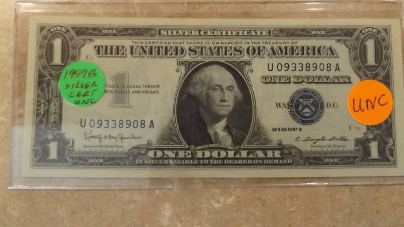 1957-B $1 Silver Certificate