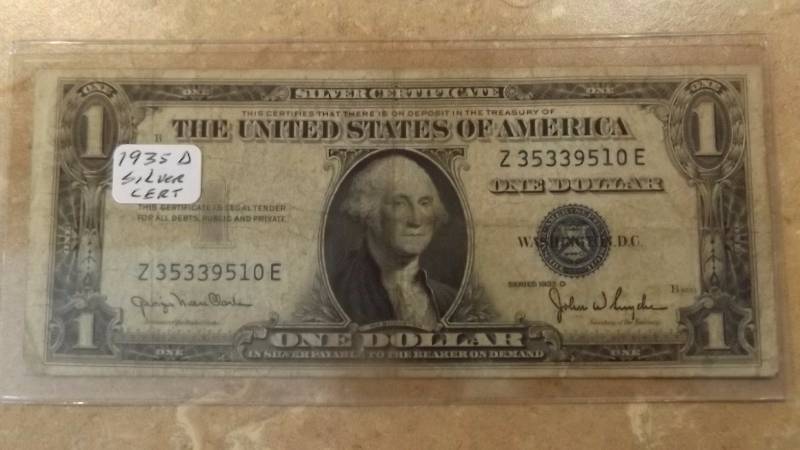 1935-D $1 Silver Certificate