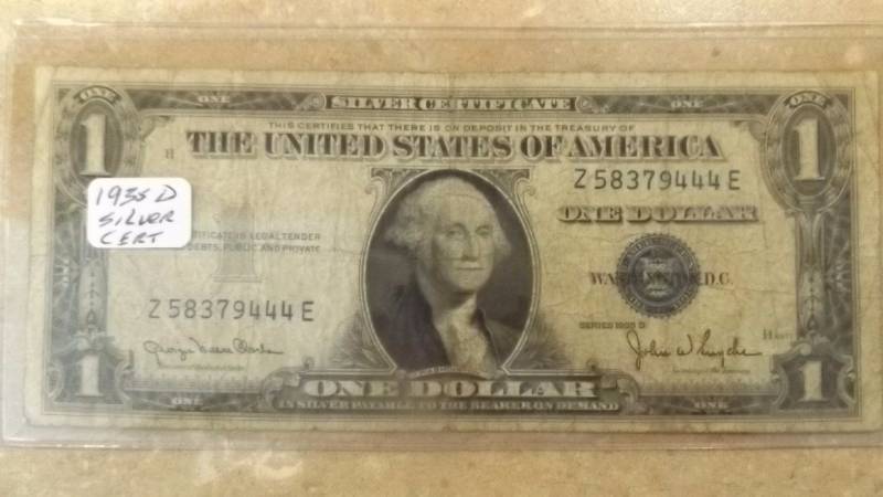 1935-D $1 Silver Certificate
