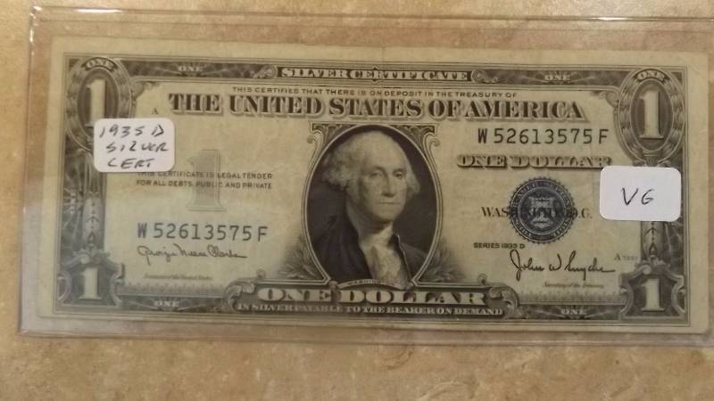 1935-D $1 Silver Certificate