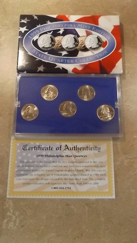 1999 Philidelphia Mint Edition State Quarter Collection
