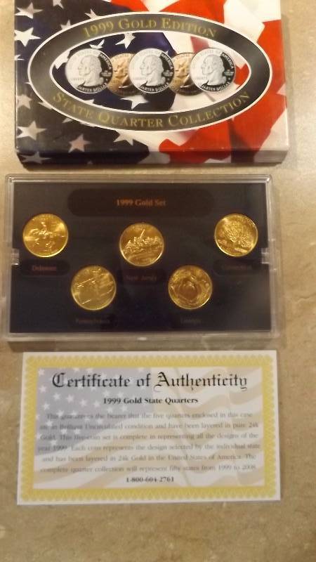 1999 Gold Edition State Quarter Collection