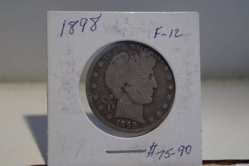 1898 Barber Half Dollar