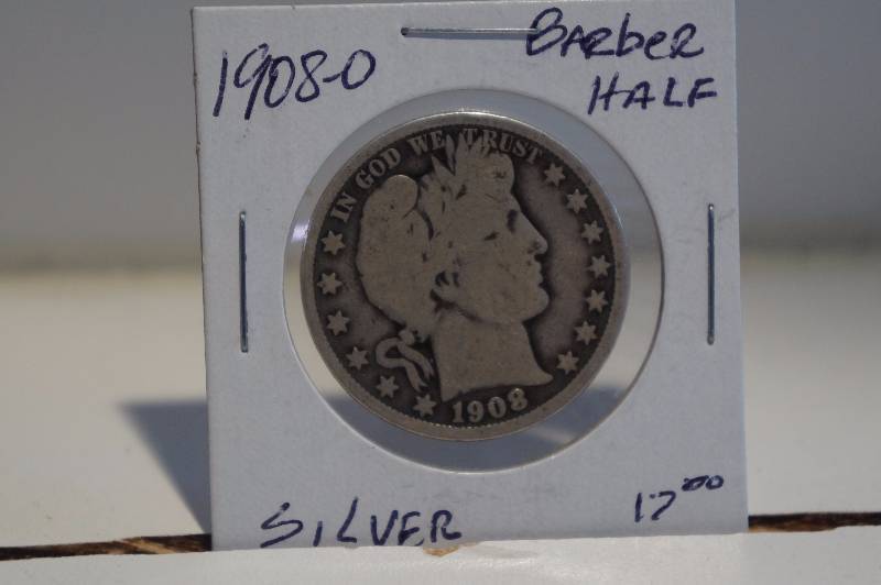 1908-O Barber Half Dollar