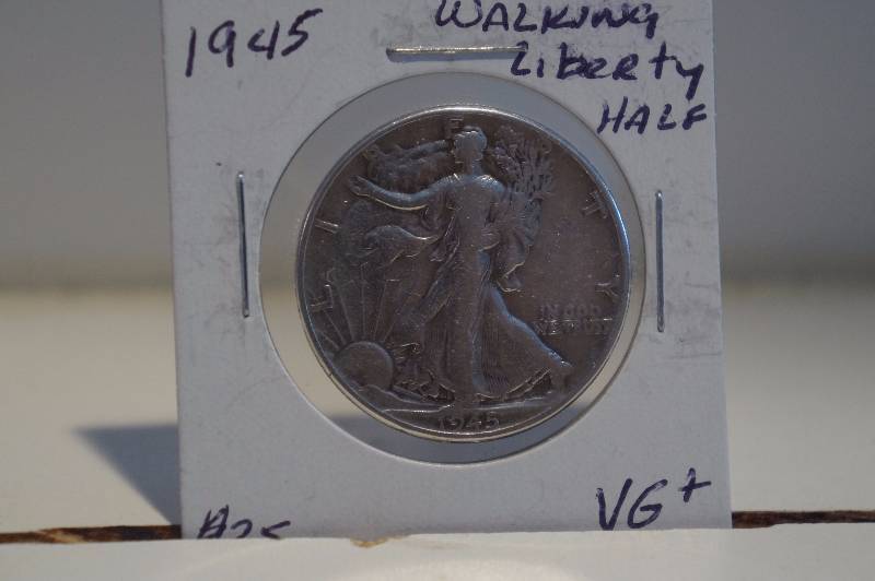 1945 Walking Liberty Half Dollar