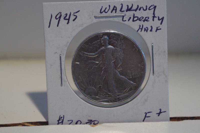 1945 Walking Liberty Half Dollar