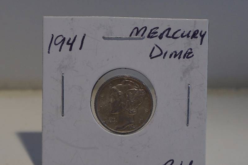 1941 Silver Mercury Dime