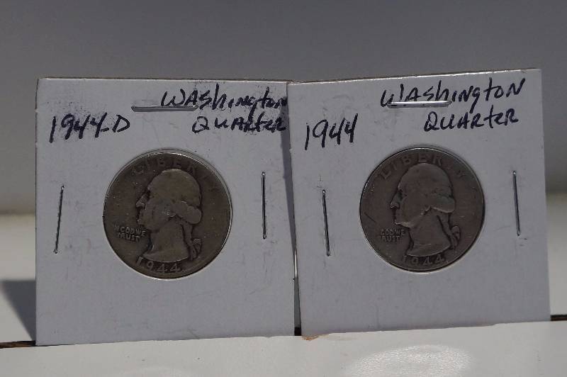 1944, 1944-D Washington Quarters