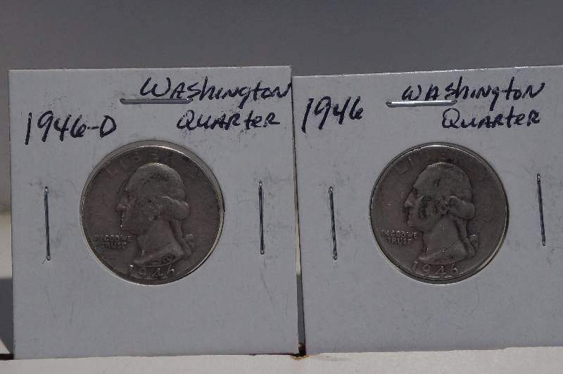 1946, 1946-D Washington Quarters