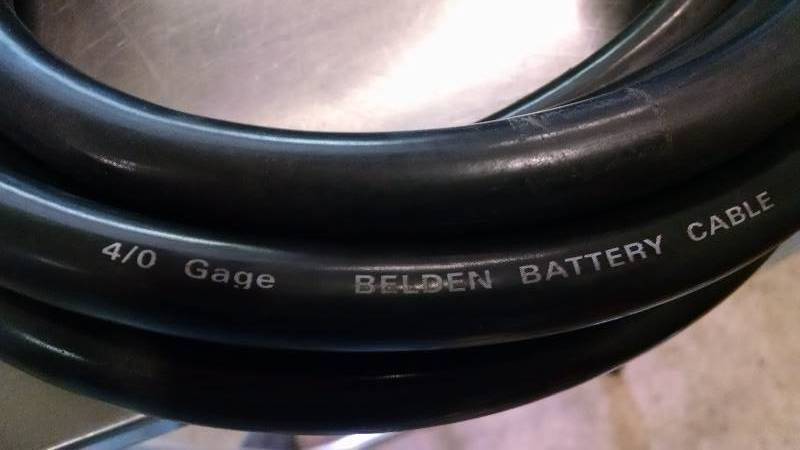 lot 11 image: NEW Belden BatteryWelding Cable