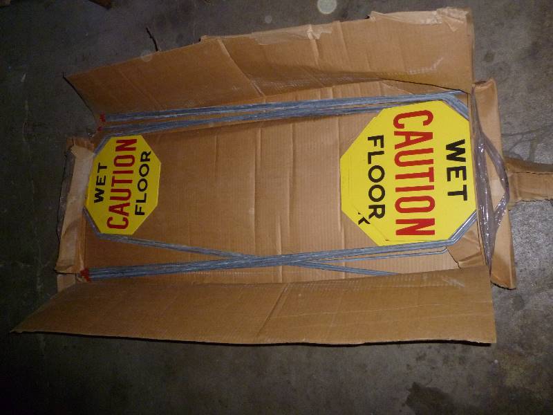 lot 55 image: Wet Floor Signs