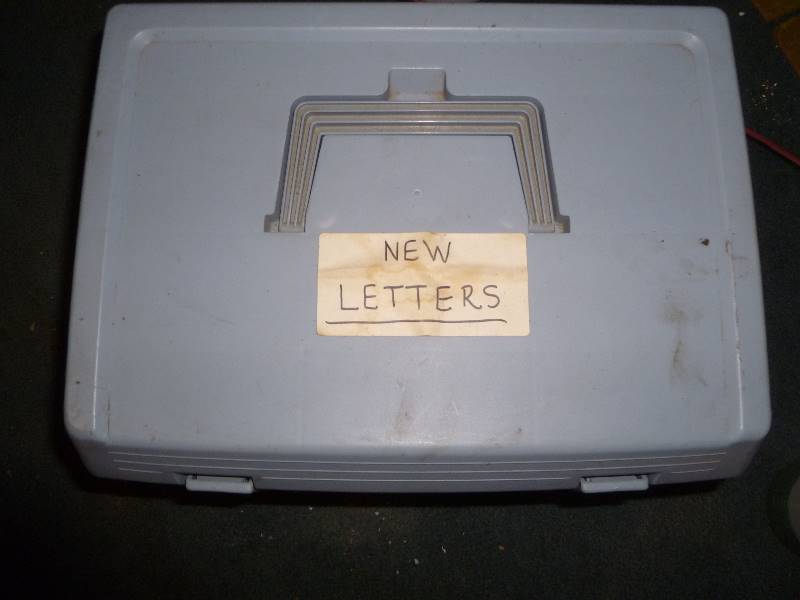 lot 58 image: Plastic Advertising Letters & Numbers