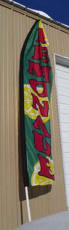 lot 91 image: Lemonade Swoosher Flag