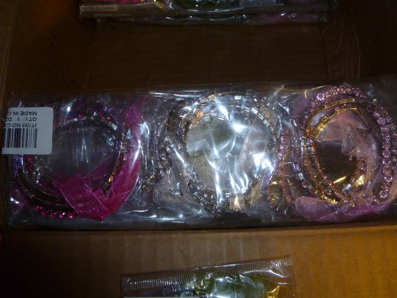 lot 161 image: Case of 3 Strand Australian Crystal Bracelets