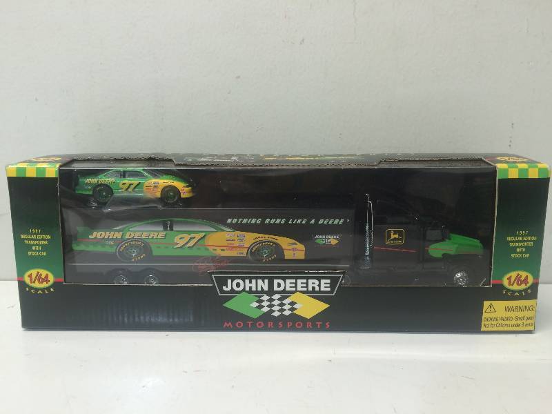 1997 John Deere Die Cast Hauler And Car