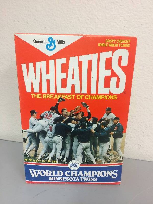 Wheaties - Minnesota Twins 1987 | Vintage, Antiqe and Old | K-BID