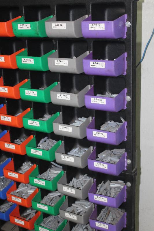 Wheel Weight 80Bin Tool Organizer Baxter Auto Repair Shop