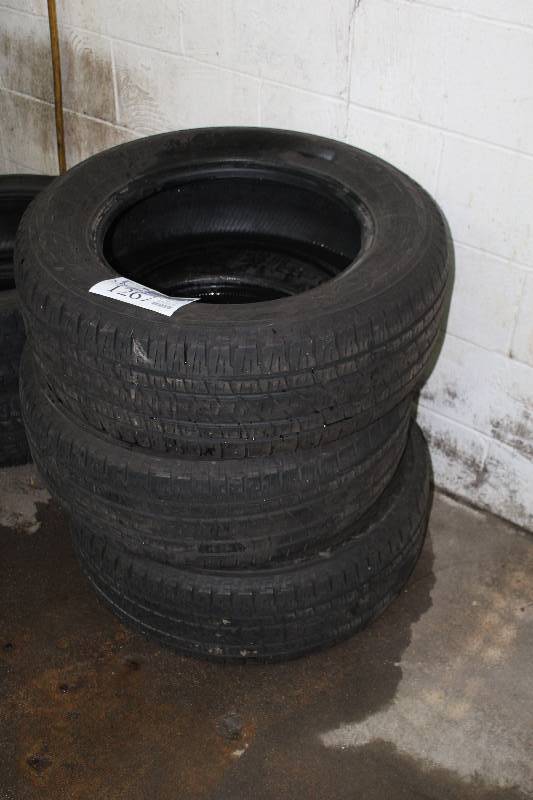 Lot of (3) Bridgestone Dueler II P25560R17 Tires
