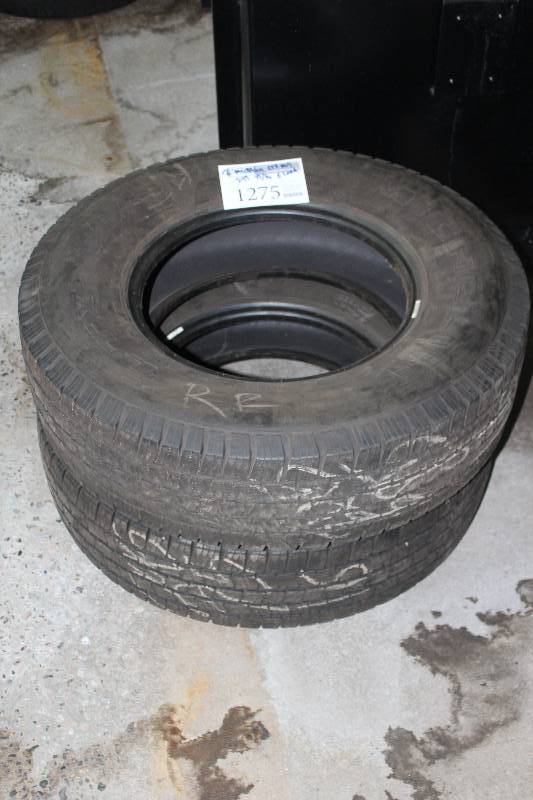 Lot of (2) Michelin LTX MS LT24575R16 E-Load Light Truck Tires