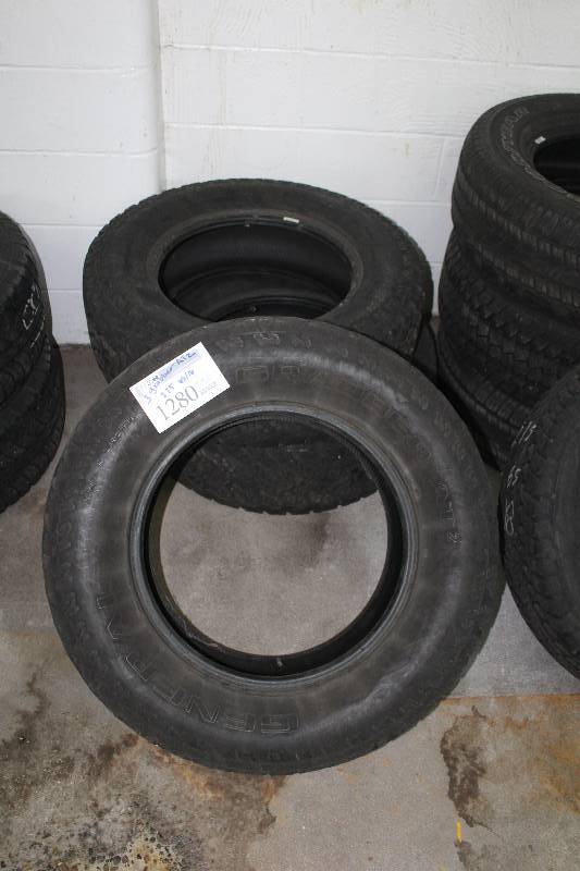 Lot of (3) Grabber AT2 27565R16 Tires