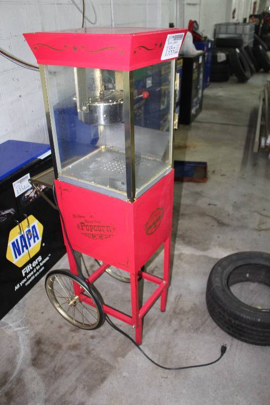 Nostalgia Electrics 2-Wheel Cart Popcorn Machine