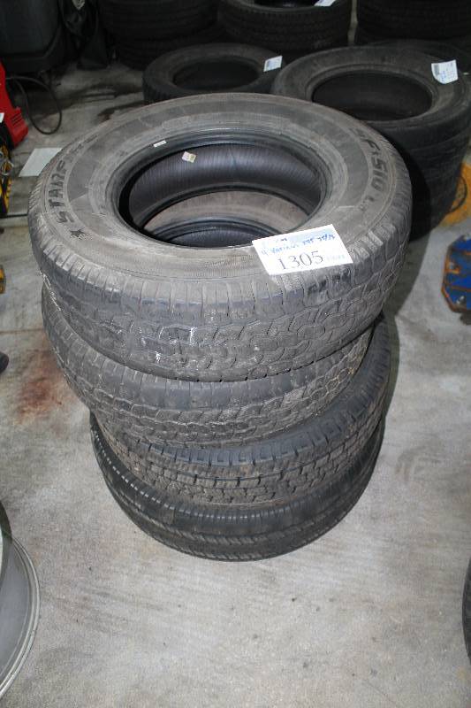 Lot of (4) Various Brands P24575R16 Tires