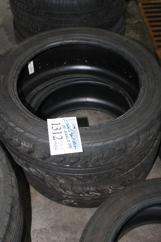 Lot of (2) Michelin Sport HS P23545ZR17 24Y Tires