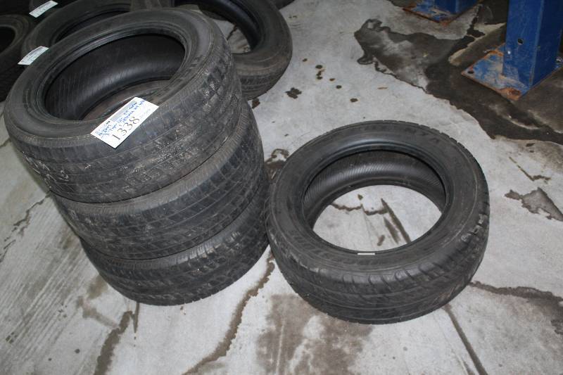 Lot of (4) Tires Includes 3) Tiger Paw 21545R17 AND 1) Potenza P21550R16