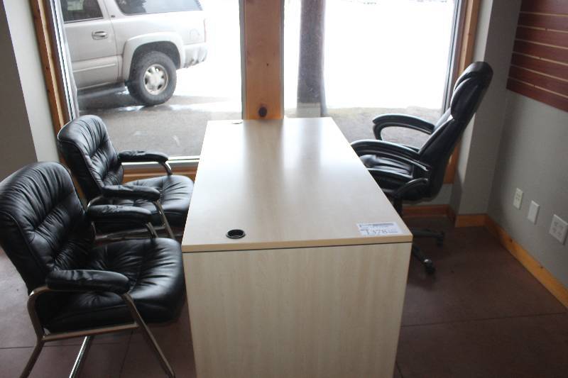 Desk & 3 Chairs