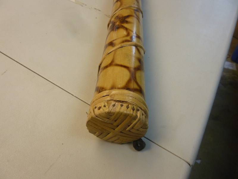lot 31 image: Bamboo Rain Maker Instrument