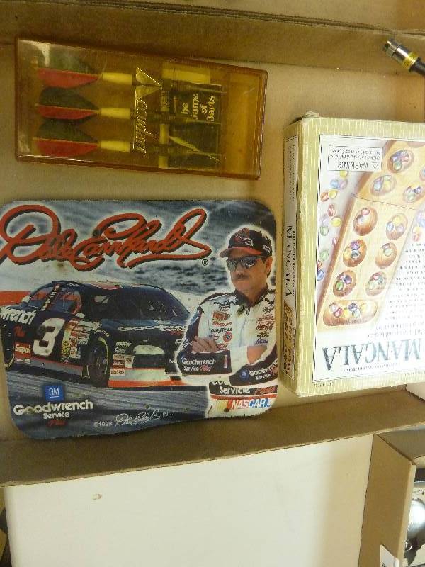 lot 46 image: Accudart 3 Dart Set, Dale Earnhardt #3 Mouse Pad and More