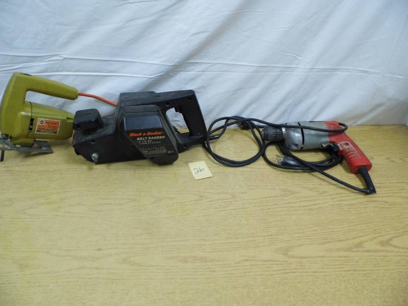 Belt Sander - Jig Saw - Drill