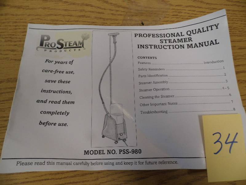ProSteam Professional Style Steamer