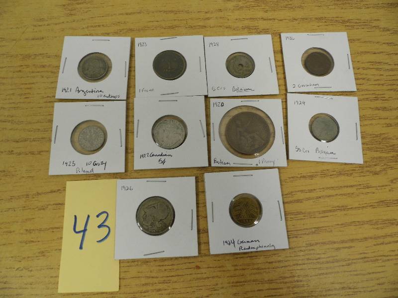 10 Coins 1920s