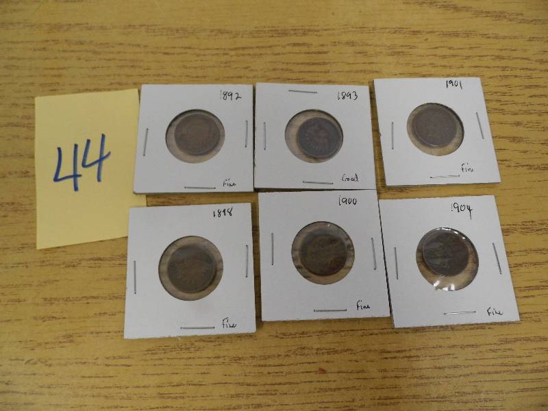 6 Coins 1892-1904