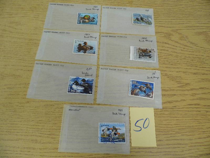 7 Duck Stamps 1980s