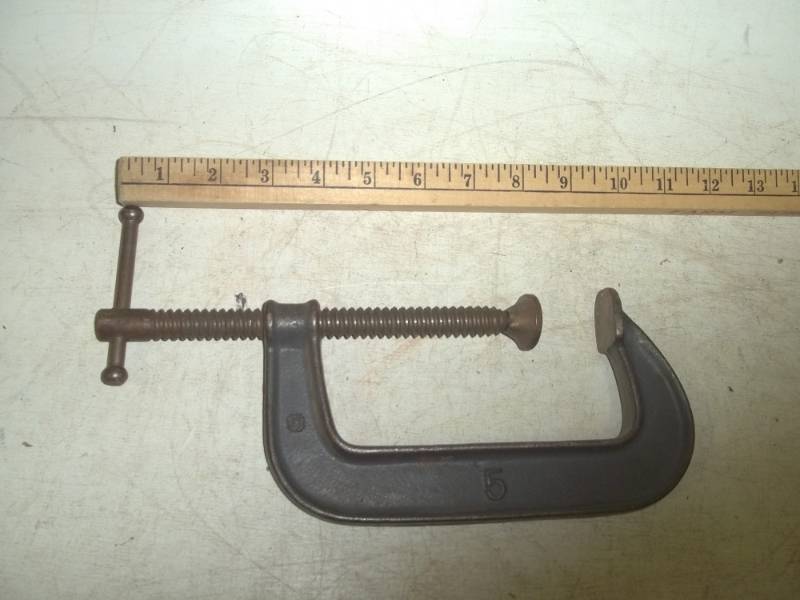 lot 8 image: Large C Clamp