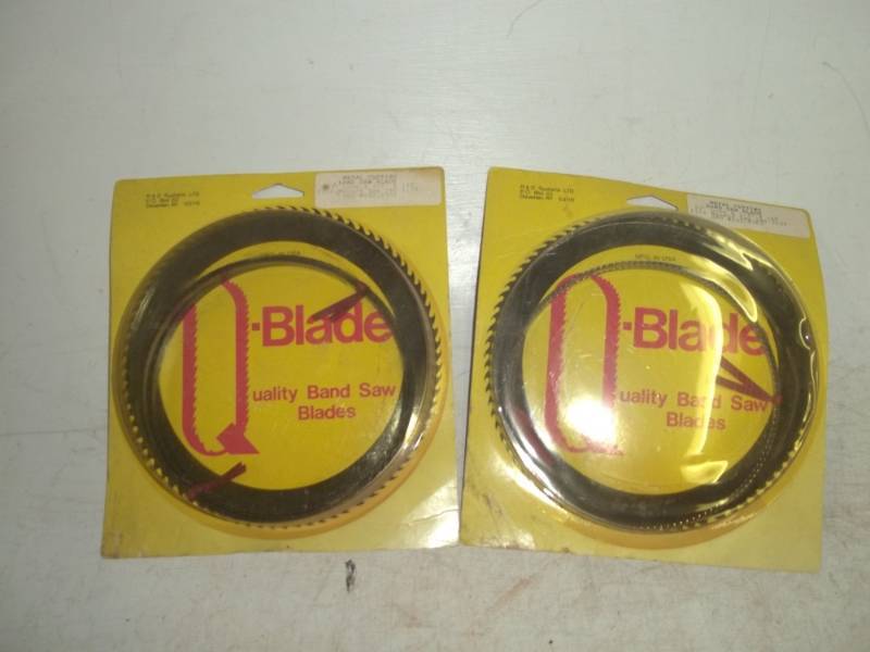 lot 33 image: Pair of band saw blades 93 long