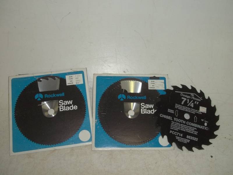 lot 150 image: Set of 3 circular saw blades